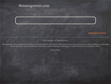 Tablet Screenshot of dkmanagement.com